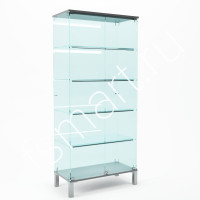 Витрина стеклянная с подсветкой